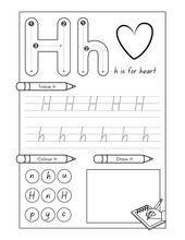 Load image into Gallery viewer, Alphabet Tracing A through Z