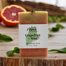 Load image into Gallery viewer, Grapefruit + Mint Soap
