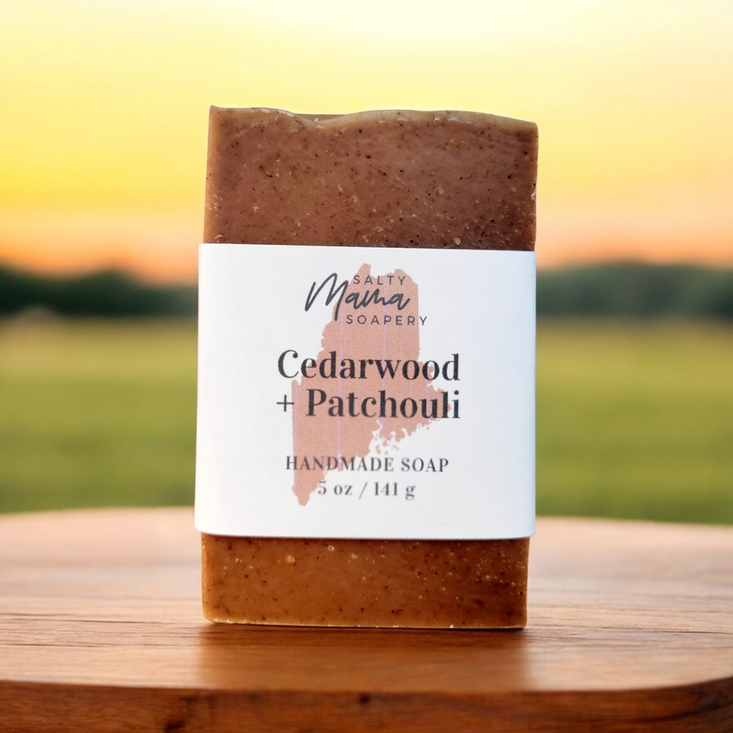 Cedarwood + Patchouli Soap